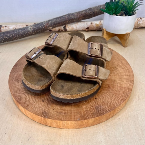 Birkenstock Arizona Soft Footbed Sandals – Women’s 6 / EU 37 – Tan Oiled Leather - Picture 6 of 15